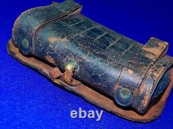 US Civil War Leather Ammo Pouch Converted for Use with Cartridges