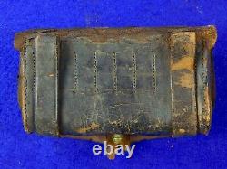 US Civil War Leather Ammo Pouch Converted for Use with Cartriges