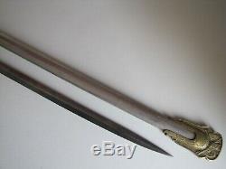 US Civil War Model 1860 Staff & Field Sword withScabbard-J. A. E Dayton O