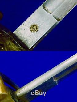 US Civil War Presentation Grade Engraved Officer's Sword with Scabbard