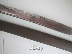 US Civil War Sheble & Fisher Model 1840 Heavy Cavalry Sword withScabbard