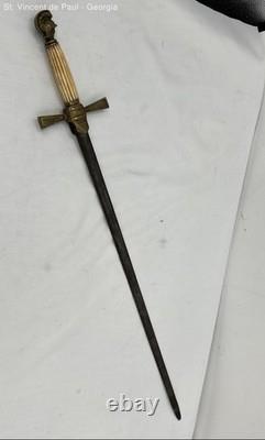 US Military Civil War Era Non-Commissioned Officer's MILITIA Sword Look Read VGC