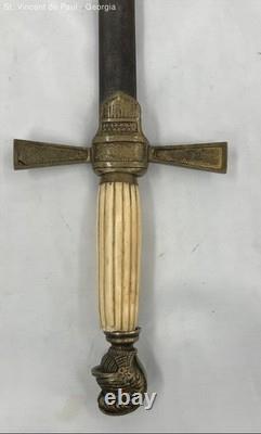 US Military Civil War Era Non-Commissioned Officer's MILITIA Sword Look Read VGC