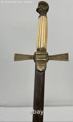 US Military Civil War Era Non-Commissioned Officer's MILITIA Sword Look Read VGC