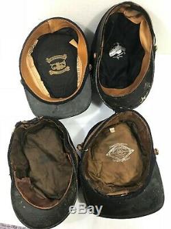 US Post Civil War/Indian Wars Union Hats, Lot of 4. Used