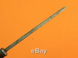 US WW2 Custom Hand Made Civil War Sword Blade Theater Fighting Knife with Sheath