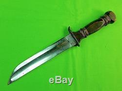 US WW2 WWII Custom Hand Made Theater Fighting Knife Civil War Sword Blade