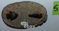 U. S. Brass Arrow Buckle, Dug, Estate. 2 3/4 By 1 5/8, Small Size