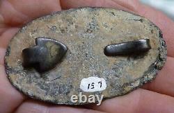 U. S. Brass Arrow Buckle, Dug, Estate. 2 3/4 By 1 5/8, Small Size