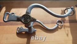U. S. CAVALRY MILITARY LARGE CURB HORSE BIT WITH INSPECTORS MARK's 1800'S