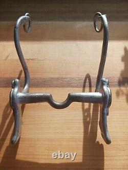 U. S. CAVALRY MILITARY LARGE CURB HORSE BIT WITH INSPECTORS MARK's 1800'S