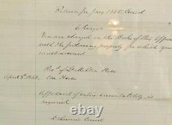 U. S. C. T. Civil War document Audit Return of Horse 1865