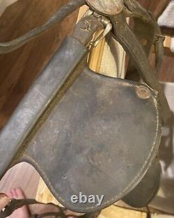 U. S. Cavalry Civil War Horse Mule Blinders Bridle US Emblems