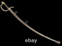 U. S. Civil War Artillery Sword Saber Model 1840 Dated 1862