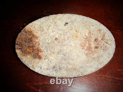 U. S. Civil War Cartridge Box Plate Recovered Seven Stars Rd. Gettysburg