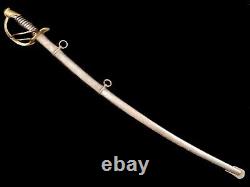 U. S. Civil War Cavalry Sword Saber Model 1860 Emerson & Silver Trenton NJ