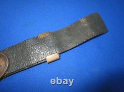 U. S. Civil War Enlisted Man's Leather Waist Belt with U. S. Oval Buckle