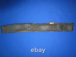 U. S. Civil War Enlisted Man's Leather Waist Belt with U. S. Oval Buckle