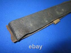 U. S. Civil War Enlisted Man's Leather Waist Belt with U. S. Oval Buckle