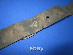 U. S. Civil War Enlisted Man's Leather Waist Belt with U. S. Oval Buckle