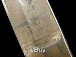 U. S. Civil War Foot Officer Sword M1850 C. Roby Maker VN Bright, Frost Engraving