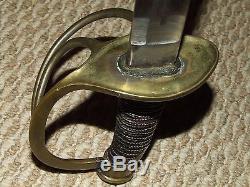 U. S. Civil War M1840 Wrist Breaker Enlisted Cavalry Saber Sword P. S. Justice