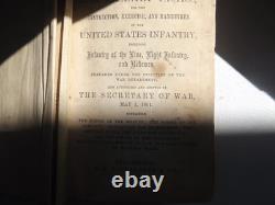 U. S. Infantry tactics, 1861, Lippincott, Co. Philadelphia, 1863, Original