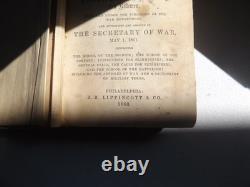 U. S. Infantry tactics, 1861, Lippincott, Co. Philadelphia, 1863, Original
