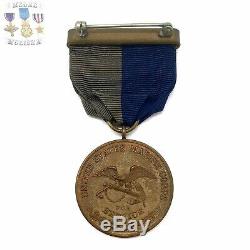 U. S. Marine Corps CIVIL War Campaign Medal Wrap Brooch 1943 U. S. Mint Contract