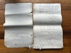 U. S. NAVY CIVIL WAR MANUSCRIPT SHIP COLLISION 1864 CHESAPEAKE BAY VIRGINIA Naval