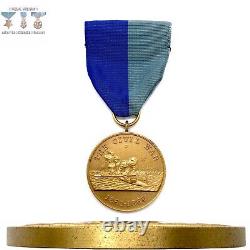 U. S. Navy CIVIL War Campaign Medal Slot Brooch Wwii U. S. Mint Contract Original