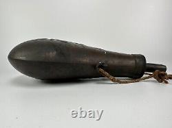 United States NAVY Powder Flask Nathan Peabody Ames, Dated 1843 U. S. N. Anchors