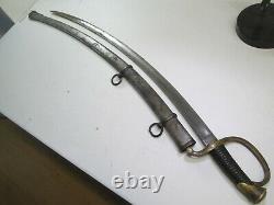 Us CIVIL War Artillery Sword With Scabbard Ames Makers