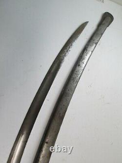 Us CIVIL War Artillery Sword With Scabbard Ames Makers