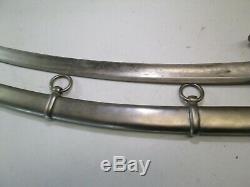 Us CIVIL War Artillery Sword With Scabbard Marked Ames Dated 1862