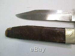 Us CIVIL War Bowie Knife With Scabbard Manson Sheffield Makers