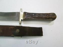Us CIVIL War Bowie Knife With Scabbard Manson Sheffield Makers