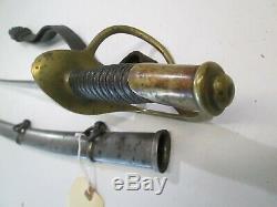 Us CIVIL War Cavalry Sword With Scabbard And Tassle Dated 1864 Ames Maker