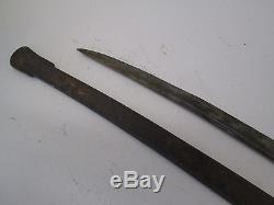Us CIVIL War Cavalry Sword With Scabbard Blade Marked Ames Dated 1865 #p57