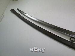 Us CIVIL War Cavalry Sword With Scabbard Dated 1864 C. Roby Makers Mark