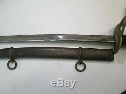 Us CIVIL War Cavalry Sword With Scabbard Dated 1865 Ames Maker Clean Blade #c56