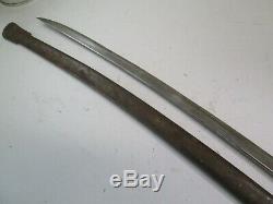 Us CIVIL War Cavalry Sword With Scabbard Dated 1865 Ames Maker Clean Blade #c56