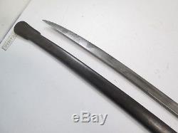 Us CIVIL War Cavalry Sword With Scabbard Dated 1865 Ames Makers Mark Clean #w34