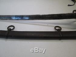 Us CIVIL War Cavalry Sword With Scabbard Dated 1865 Ames Makers Mark Clean #w91