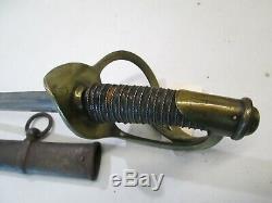 Us CIVIL War Cavalry Wristbreaker Sword W Scabbard German Import C&j Makers #q39
