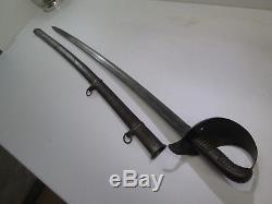 Us CIVIL War Date 1864 Officers Sword With Scabbard Named Spainish Import Mark