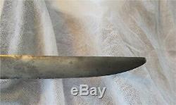 Us CIVIL War Enlisted Cavalry Sword Sabre M 1840 P. S. Justice