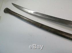 Us CIVIL War Heavy Cavalry Sword Wi Scabbard Dated 1848 Np Cabotville Ames Maker