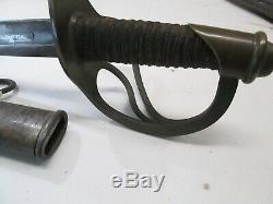 Us CIVIL War Heavy Cavalry Wristbreaker Sword W Scabbard P. S. Justice Makers Mark