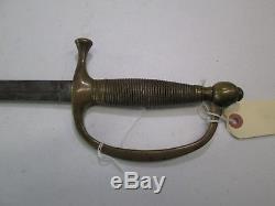 Us CIVIL War Musicians Sword Wit No Scabbard Makers Marked Ames Dated 1859 #t171